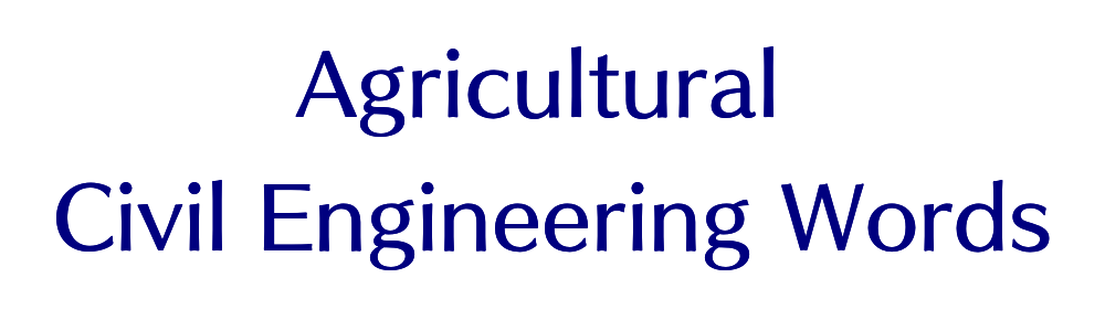 agricultural-civil-engineering-words